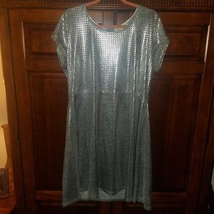 Michael Kors dress NET silver can be worn in su.me